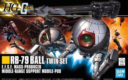 Bandai 5058004 - HG 1/144 Ball Twin Set RB-79 No.114