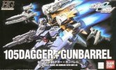 Bandai 5056813 - HG 1/144 105Dagger + Gunbarrel Gundam Seed MSV-06