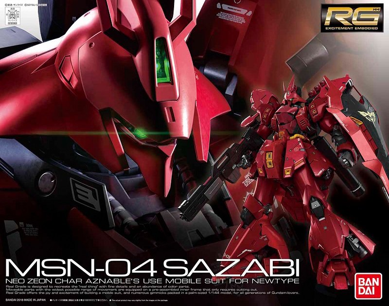 Bandai 5061605 - RG 1/144 Sazabi No.29