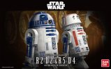 Bandai B-195963 - Star Wars 1/12 R2-D2 & R5-D4 Astromech Droids