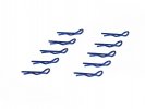 EDS 301008 - Small Body Clip 1/10 - Metallic Blue (10)