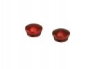 EDS 199012 - 18mm Aluminum End Cap - Red (2)