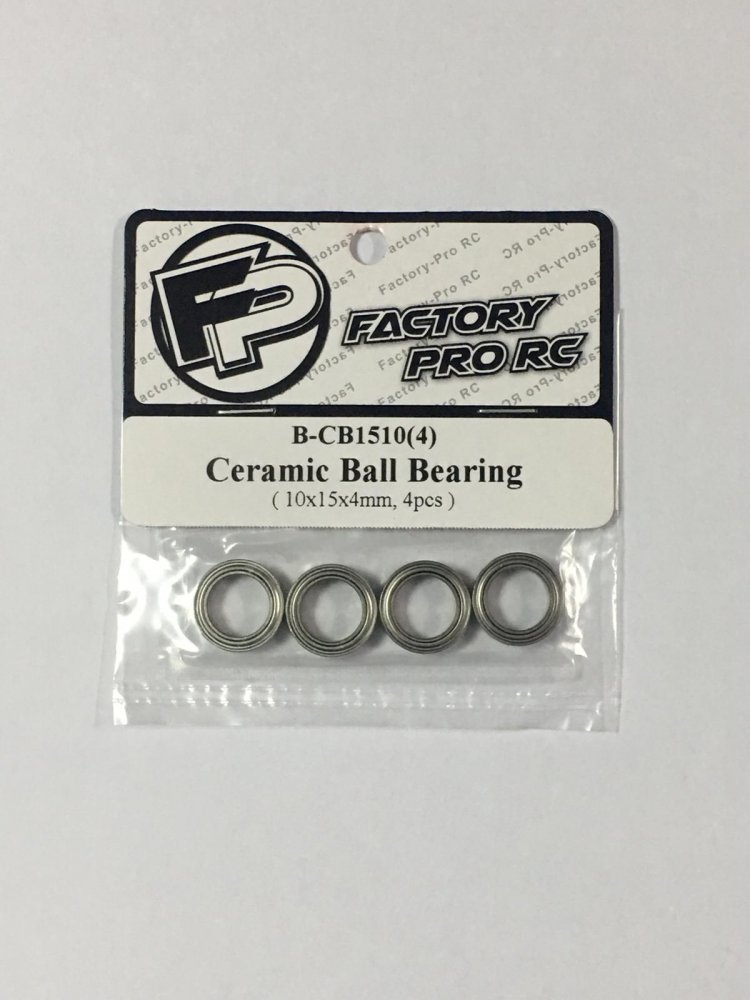 Factory Pro FP-B-CB1510_4 Ceramic Ball Bearing 10x15x4mm (4pcs)