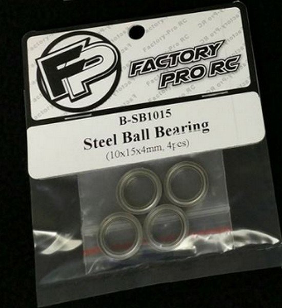 Factory Pro FP-B-SB1015 Steel Ball Bearing 10x15x4 (4pcs)