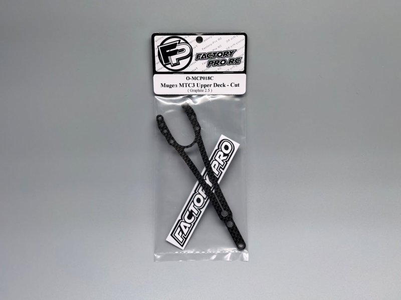 Factory Pro FP-O-MCP018C Mugen MTC3 Upper Deck Cut - Graphite 2.5