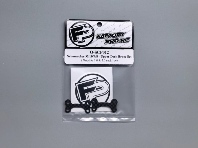 Factory Pro FP-O-SCP012 Schumacher Mi9/Mi8 HGT Upper Deck Brace Set (1&2mm Each 1pc)