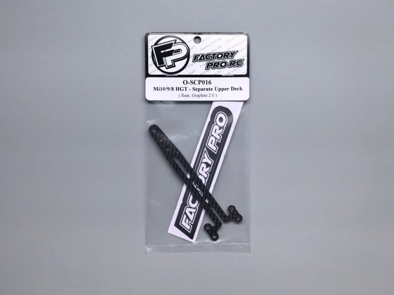 Factory Pro FP-O-SCP016 Schumacher Mi9/Mi8 HGT - Separate Upper Deck Rear - Graphite 2.0