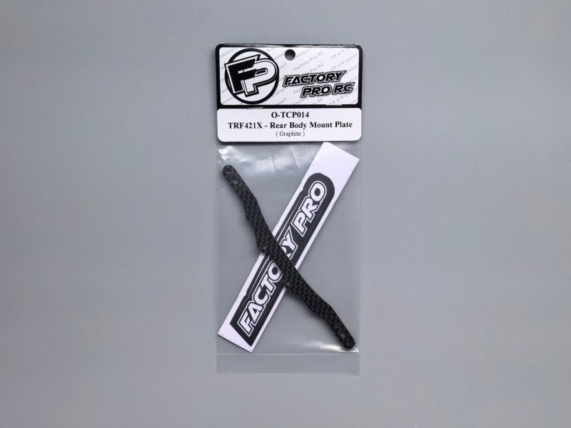 Factory Pro FP-O-TCP014 Tamiya TRF421X - Rear Body Post Mount Plate - Graphite
