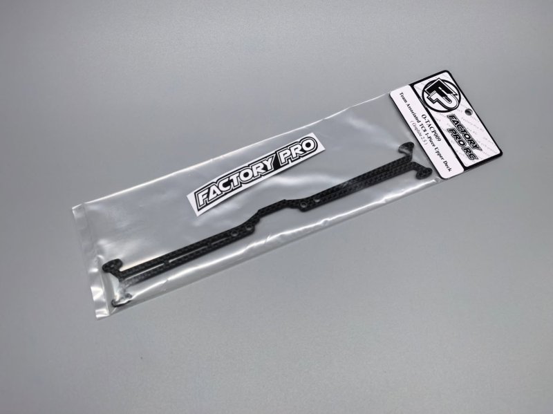 Factory Pro FP-O-TACP009 Team Associated TC8 - 1-Piece Upper Deck - Graphite 2.5