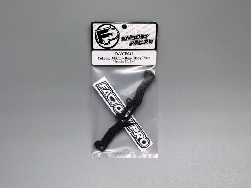 Factory Pro FP-O-YCP041 Yokomo MS2.0 - Rear Body Plate - Graphite 3.0 (Flat-Matt)