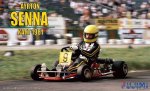 Fujimi 09223 - 1/20 KART-1 Ayrton Senna Kart 1981