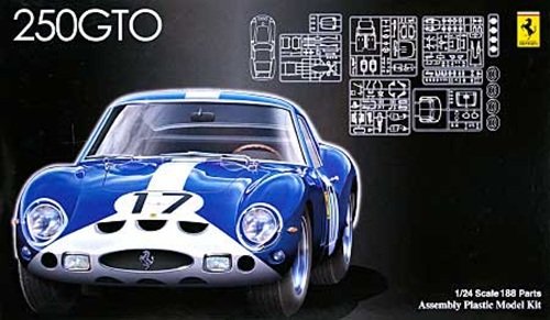Fujimi 12377 - HR-35 1/24 Ferrari 250GTO Experimental Le Mans 24h 1962 6th