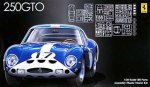 Fujimi 12377 - HR-35 1/24 Ferrari 250GTO Experimental Le Mans 24h 1962 6th