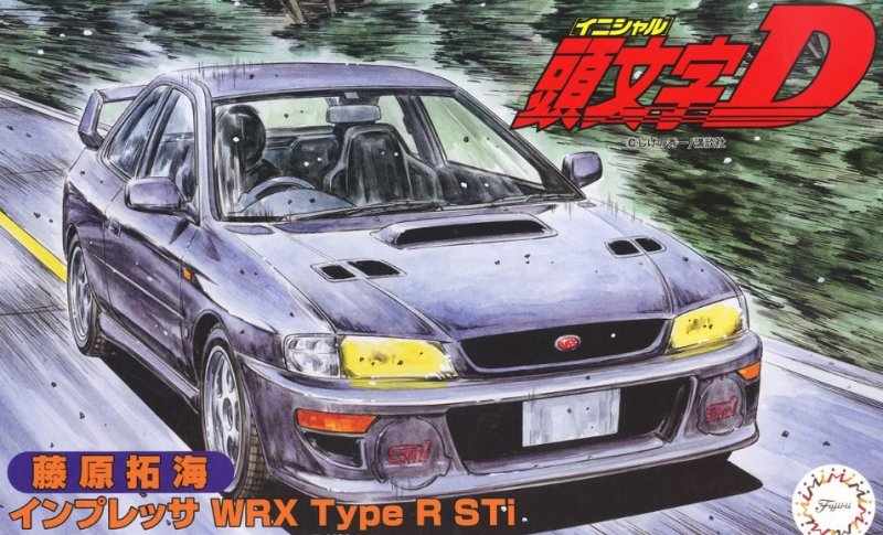 Fujimi 18366 - Initial D No.18 Impreza WRX Type R Sti Fujiwara Takumi