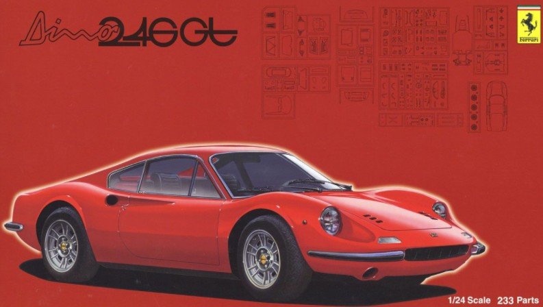 Fujimi 12652 - 1/24 RS-116 Ferrari Dino 246GT