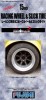 Fujimi 19321 - TW-52 15 Inch 8 Spokes Wheel + Slick Tyre (Racing Slick Tire/Wheel)