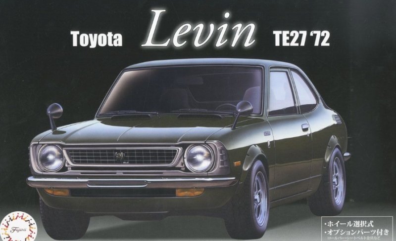 Fujimi 03981 - 1/24 Toyota Levin TE27 1972 ID-53