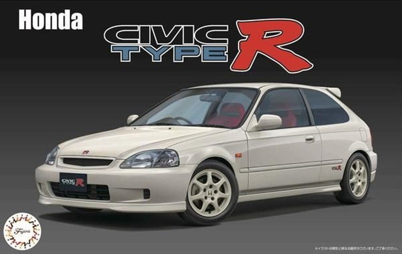 Fujimi 04708 - 1/24 ID-88 Honda Civic Type-R Late Ver (EK9)
