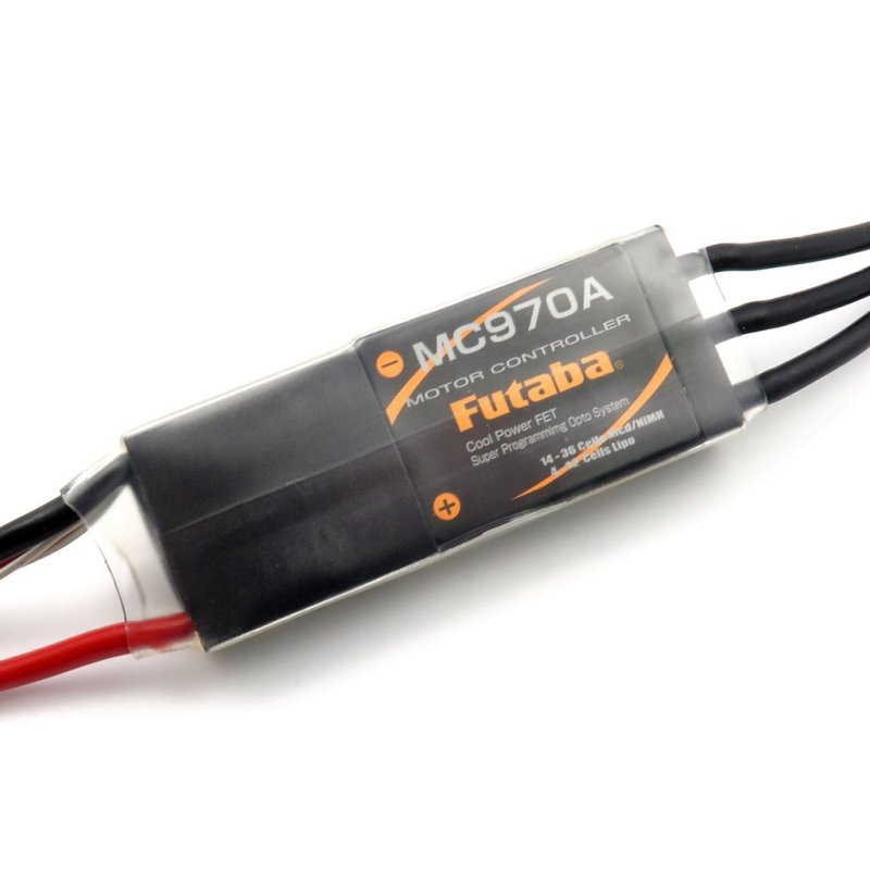 FUTABA MC970A 70AMP 4-12S LI-PO BRUSHLESS MOTOR CONTROLLER ESC WITHOUT BEC