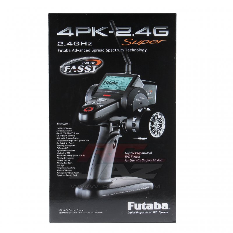 Futaba 4PKS 4-Channel 2.4GHz FASST (TX: T4PKS / RX: R614FF)