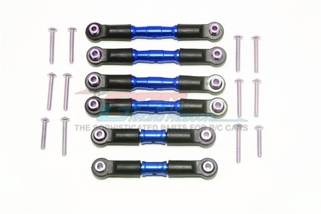 ARRMA GRANITE 4x4 MEGA Monster Truck Aluminum Adjustable Tie Rods - 18pc set - GPM MAG160