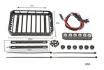 AXIAL 4WD SCX24 DEADBOLT Metal Roof Luggage Rack - 42pcs set - GPM SCX24ZSP1