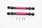 AXIAL Racing SCX10 Steel+Aluminium Front + Rear Main Drive Shaft (F:123mm-133mm, R:118mm-128mm) - 2pcs set - GPM SCX037SA