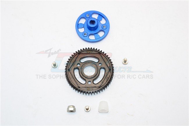 AXIAL Racing SCX10 II Aluminium Spur Gear Adapter+Steel Gear 55T - 1set - GPM SSCX21555T