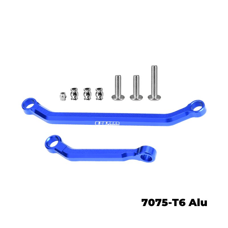 AXIAL SCX30 FORD BRONCO 4X4 RTR BRUSHED ROCK CRAWLER 7075-T6 Alloy Tie Rod Link & Drag Link Set - GPM SCX30/162