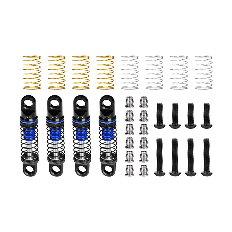 AXIAL SCX30 FORD BRONCO 4X4 RTR BRUSHED ROCK CRAWLER Alloy Adjustable Shock Set 4pcs 21.5mm - GPM SCX30/21.5FR
