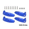 AXIAL SCX30 FORD BRONCO 4X4 RTR BRUSHED ROCK CRAWLER 7075-T6 Alloy Flex Blades Extensions (Droop Flex Mod) - GPM SCX30/2830