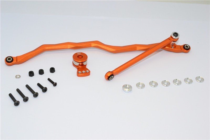 Axial Racing RR10 Bomber Aluminium Steering Link & Hi-torque Servo Saver - 1set - GPM RR1160TMN