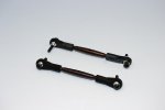 Axial Racing Yeti  Spring Steel Steering Anti-thread Tie Rod With Black Plastic Ends - 1pr set (AX80119) - GPM YT047P