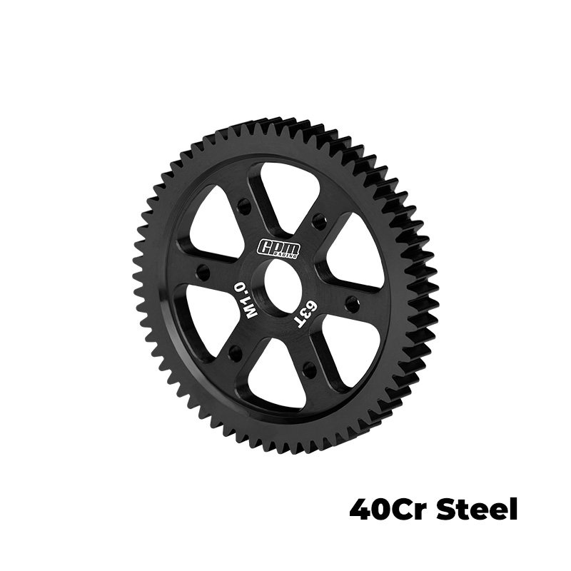 CROSSRC EMO 40CR Steel Main Gear 63T (M1.0) - GPM CRXXL063TS