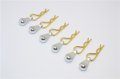alt="Body Clips + Aluminium Mount For 1/5 To 1/8 Models - 6pcs set - GPM BCM003L" title="Body Clips + Aluminium Mount For 1/5 To 1/8 Models - 6pcs set - GPM BCM003L"