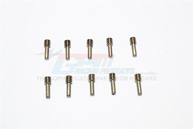 Stainless Steel Screw Shaft M4x2.5x12.5 (4.2mm Thread LenGTh & 8.3mm Shaft LenGTh) - 10pcs - GPM SSM42512