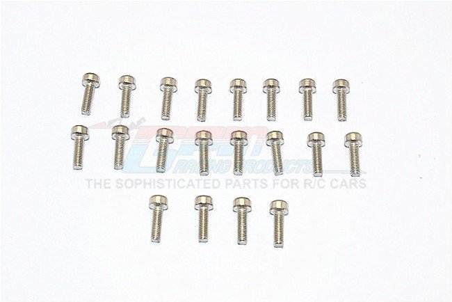 SUS304 Stainless Steel Cap Head Socket Screws M3x15mm - 20pcs - GPM SUS3X15