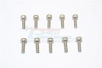 Sus304 Stainless Steel Cap Head Socket Screws M4x16mm - 10pcs