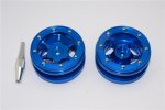 Aluminium 6 Poles Wheels For 1.9'' Tire - 1pr - GPM AW1906F/R