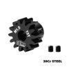 20CR Steel Motor Gear 15T (Module:1.0mm,Motor Tooth Diameter:5.0mm,Round Hole) - GPM MG5015TS
