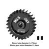 40Cr Steel Motor Gear 26T (32 Pitch,Module: 0.8mm,Motor Tooth Diameter: 3.175mm) - GPM MG326T/0.8M