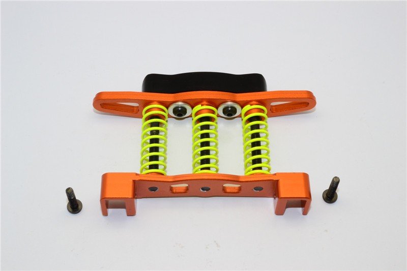 Gmade KOmodo 1/10 Gs01 Electric 4WD Vehicle Aluminium Front Bumper Absorber - 1set (For KOmodo / Sawback) - GPM SW330F