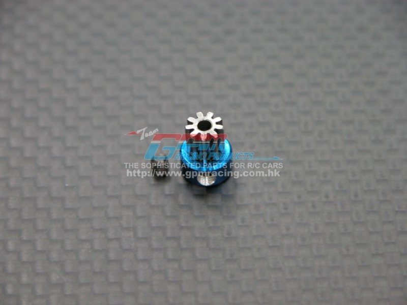 HPI Minizilla Titanium Motor Gear With Alloy Cap & Screw (9T) - GPM TMB009T