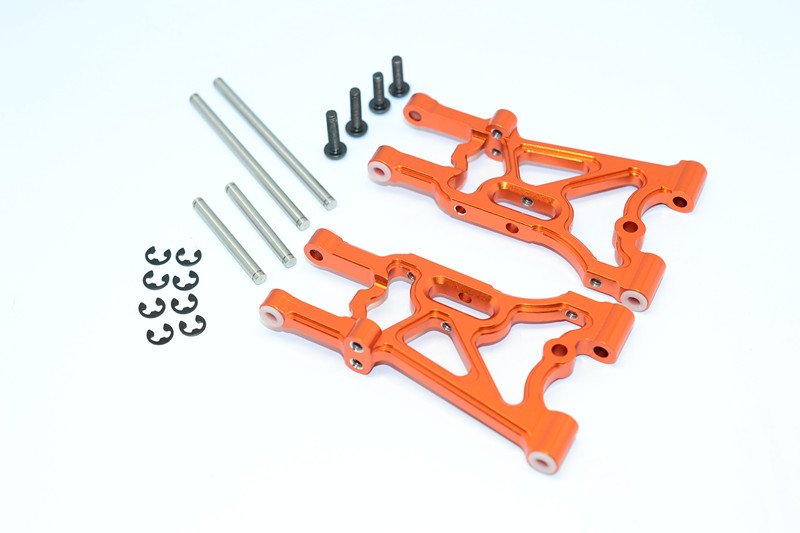 HPI WR8 Fluorescent x Aluminium Front Suspension Arm-1pr set - GPM WR8056