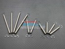 Kyosho Mini Inferno /Mini Inferno ST Titanium Completed Hinge Pins With 2.5mm E-clips - 10pcs set - GPM TMIF101