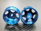 Mini-z AWD Alloy Front/Rear Sinkage Rims (6p, 3.5mm Off set , Width 8.5mm) - 1pr - GPM MZA603F/R/+3.5