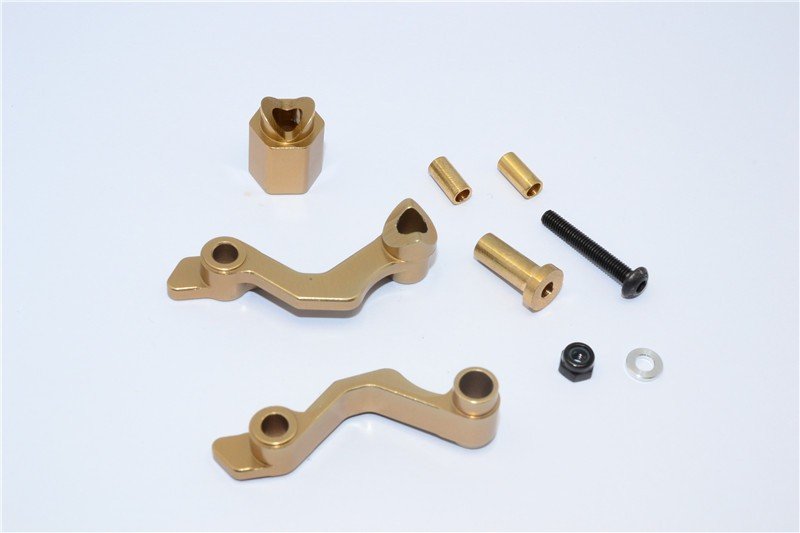 Kyosho Motor Cycle Aluminium Seat Mount - 3pcs set - GPM KM148