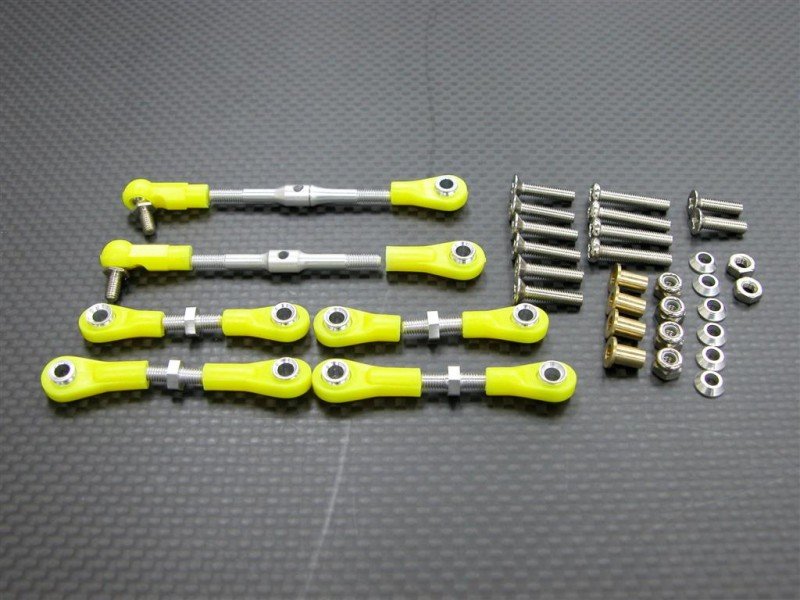 Tamiya GF01 Aluminium Completed Turnbuckle - 1set (For GF01 / TL01) - GPM GF160