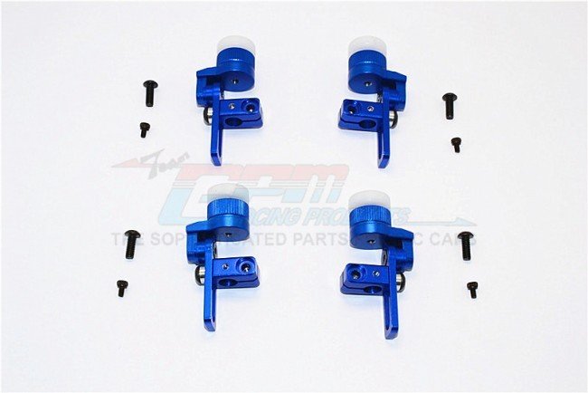 TAMIYA TA02T Aluminium Front + Rear Body Post Mount With 12mm Magnet - 4pcs set - GPM TA2T201FR