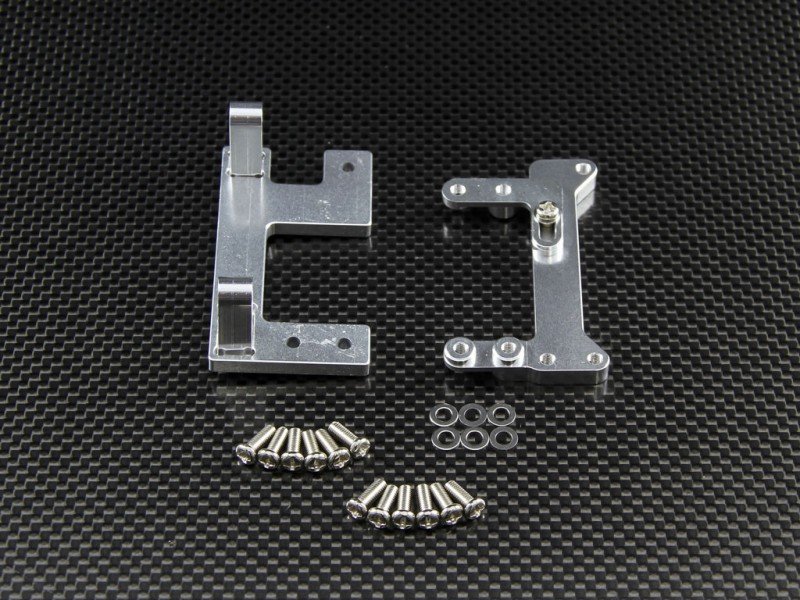 Tamiya Tractor Truck Alloy Servo Mounts - 5pcs set (For Scania R620) - GPM TRU204SC